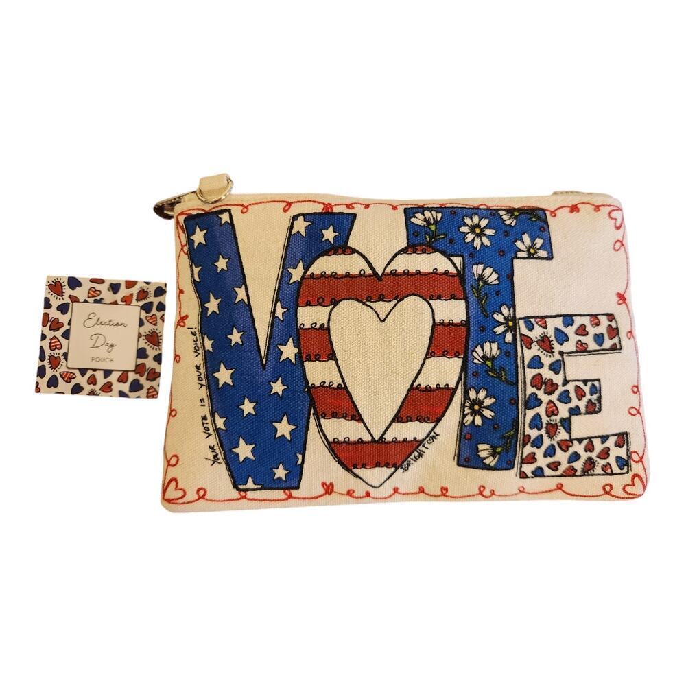 Brighton‎ Election Day pouch NWT crossbody purse vote 2024 patriotic bag
